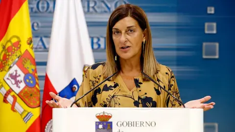 La presidenta de Cantabria, Mar&iacute;a Jos&eacute; S&aacute;enz de Buruaga, presenta el recurso a interponer del Gobierno de Cantabria contra la Ley de Amnist&iacute;a.
LARA REVILLA 
10 SEP 24