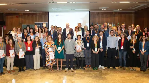 El consejero de Econom&iacute;a, Hacienda, Fondos Europeos y Financiaci&oacute;n Auton&oacute;mica, Luis &Aacute;ngel Ag&uuml;eros, participa en la entrega de los acuerdos de concesi&oacute;n de ayudas FEDER a los proyectos aprobados en la &uacute;ltima convocatoria Interreg Sudoe
nr
4 jun 25
