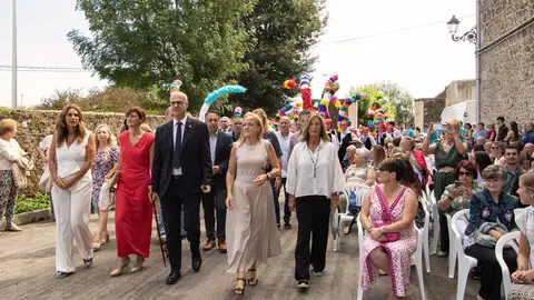 La consejera de Presidencia, Justicia, Seguridad y Simplificaci&oacute;n Administrativa, Isabel Urrutia, asiste a la festividad de la Virgen de la Cama.
@Patricia Pereda