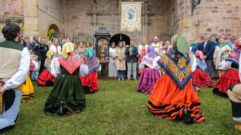 12:00 horas. Pi&eacute;lagos. La presidenta de Cantabria, Mar&iacute;a Jos&eacute; S&aacute;enz de Buruaga, asiste a los actos conmemorativos de la festividad de la Virgen de Valencia. 8 de septiembre de 2025 &copy; Ra&uacute;l Lucio