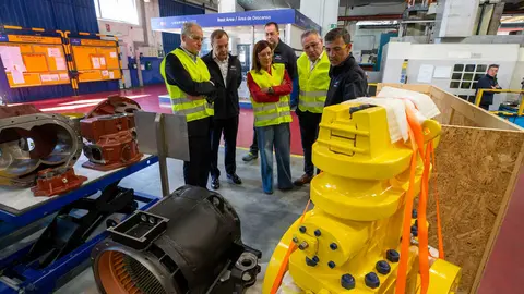 10:30 horas. Cl. La Ag&uuml;era, s/n. San Felices de Buelna
La presidenta de Cantabria, Mar&iacute;a Jos&eacute; S&aacute;enz de Buruaga, visita Leading Metal Mechanic Solutions. 1 ABRIL 25 &copy; Miguel De la Parra