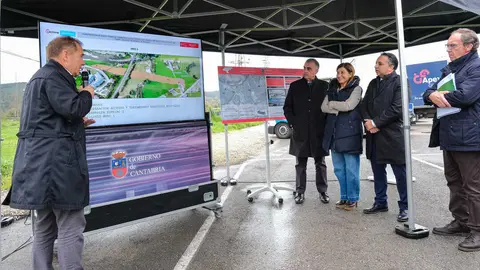 10:30 horas. Renedo, CA-233 (entre KM 6,85-7,30). La presidenta de Cantabria, Mar&iacute;a Jos&eacute; S&aacute;enz de Buruaga, preside el acto de inicio de las obras de la variante de Renedo. 15 de noviembre de 2025 &copy; Ra&uacute;l Lucio