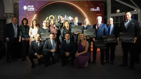 19:30 horas. Eurostars Hotel Real. La presidenta de Cantabria, Mar&iacute;a Jos&eacute; S&aacute;enz de Buruaga, asiste a la 42&ordf; Gala de Hosteler&iacute;a de Cantabria. 25 de noviembre de 2025 &copy; Ra&uacute;l Lucio