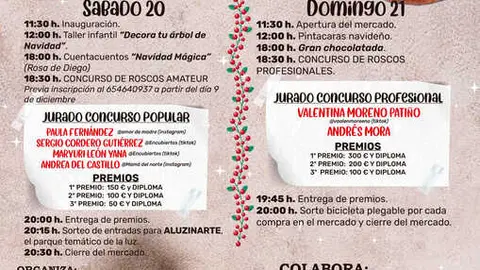 CARTEL II MERCADO NAVIDE&Ntilde;O PI&Eacute;LAGOS