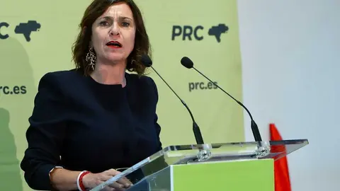 141225 Mogro
Comida de navidad del Partido Regionalistas de Cantabria.
Paula Fernandez durante su intervenci&oacute;n 
Europa Press Nacho Cubero