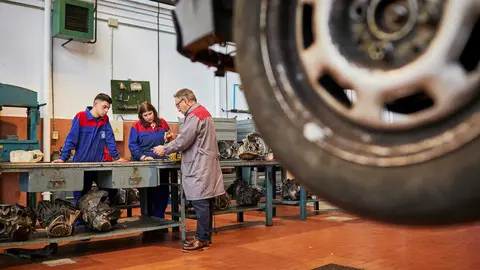 Ourense, 15/05/23. Reportaje sobre la Formaci&oacute;n Profesional en la EASD Antonio Fa&iacute;lde y el IES Universidad Laboral.

Fotos: Agostime