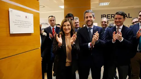 La presidenta de Cantabria, Mar&iacute;a Jos&eacute; S&aacute;enz de Buruaga, inaugura la sede de Iberaval. 

26 ene 25