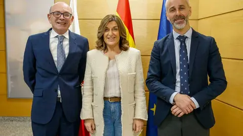 La presidenta de Cantabria, Mar&iacute;a Jos&eacute; S&aacute;enz de Buruaga, recibe al rector de la Universidad Internacional Men&eacute;ndez Pelayo (UIMP), &Aacute;ngel Pelayo.
29 ene 26