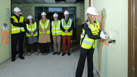 11:00 horas. Santander. La presidenta de Cantabria, Mar&iacute;a Jos&eacute; S&aacute;enz de Buruaga, asiste a los inicios del desmontaje de la Residencia Cantabria. 6 de febrero de 2026 &copy; Ra&uacute;l Lucio