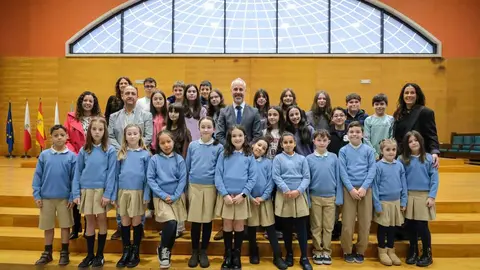 12:15 horas. Paraninfo de la UC. Santander. El consejero de Educaci&oacute;n, Formaci&oacute;n Profesional y Universidades, Sergio Silva, entrega los Premios del D&iacute;a de las Letras de Cantabria. 13 de febrero de 2026 &copy; Ra&uacute;l Lucio