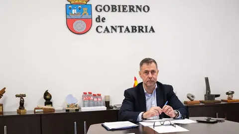 10:00 horas. Despacho del consejero. El consejero de Cultura, Turismo, Deporte, Luis Mart&iacute;nez Abad, participa, por videoconferencia, en la Conferencia Sectorial de Cultura. 17 de octubre de 2024 &copy; Ra&uacute;l Lucio