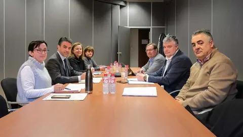 09:30 horas. Edificio de piedra, Santander. El consejero de Econom&iacute;a, Hacienda, Fondos Europeos y Financiaci&oacute;n Auton&oacute;mica, Luis &Aacute;ngel Ag&uuml;eros, preside el Consejo Ejecutivo del ICAF. 11 de marzo de 2026 &copy; Ra&uacute;l Lucio