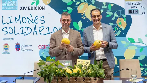 El consejero de Cultura, Turismo y Deporte, Luis Mart&iacute;nez Abad, presenta, en rueda de prensa, la XIV edici&oacute;n de Limones Solidarios.

@Miguel de Arriba