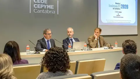 09:30 horas. CEOE-CEPYME, Santander. https://maps.app.goo.gl/j61qP6b3oSXJu6Hx9
El consejero de Educaci&oacute;n, Formaci&oacute;n Profesional y Universidades, Sergio Silva, presenta la &lsquo;Muestra Ecosistema FP 2026&rsquo;.