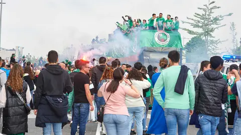 Celebraci&oacute;n del Ascenso a 2&ordf; Div. del Real Racing Club por las calles de Santander
1/5/22 Santander

PHOTO: CESAR ORTIZ GONZALEZ