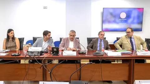 11:30 Sala de reuniones de Pe&ntilde;aherbosa. 1&ordf; planta
El consejero de Fomento, Vivienda, Ordenaci&oacute;n del Territorio y Medio Ambiente, Roberto Media, preside la Mesa del Ferrocarril.