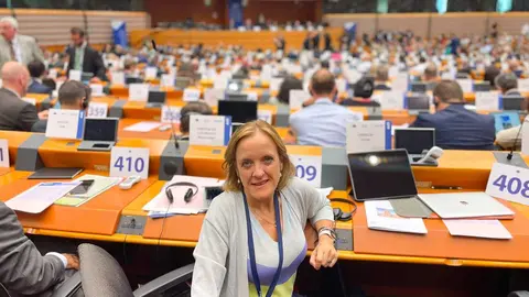 15:00 horas. Bruselas. La consejera de Presidencia, Justicia, Seguridad y Simplificaci&oacute;n Administrativa, Isabel Urrutia, asiste al Pleno del Comit&eacute; de las Regiones.