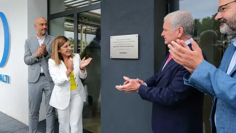 10:30 horas. Avda Rey Alberto I de B&eacute;lgica, Barreda. Torrelavega. La presidenta de Cantabria, Mar&iacute;a Jos&eacute; S&aacute;enz de Buruaga, inaugura las nuevas oficinas de la planta de Bondalti. 7 de julio de 2026 &copy; Ra&uacute;l Lucio