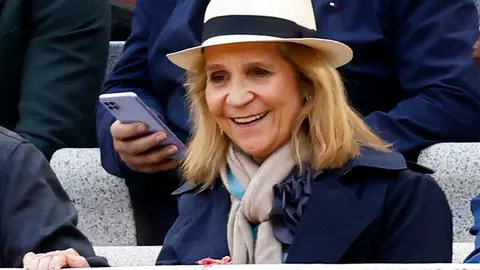 La Infanta Elena asiste a la corrida de toros de San Isidro en la plaza de las Ventas, a 15 de mayo de 2024, en Madrid (Espa&ntilde;a)
TOROS;PLAZA;GENTE
Jose Velasco / Europa Press
15/5/2024