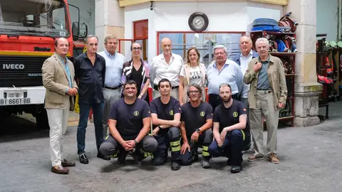 13.00 h. Parque de bomberos - plaza de Numancia (Santander). La consejera de Presidencia, Justicia, Seguridad y Simplificaci&oacute;n Administrativa, Isabel Urrutia, presenta el nuevo convenio del Real Cuerpo de Bomberos Voluntarios de Santander. 17 de agosto de 2025 &copy; Ra&uacute;l Lucio