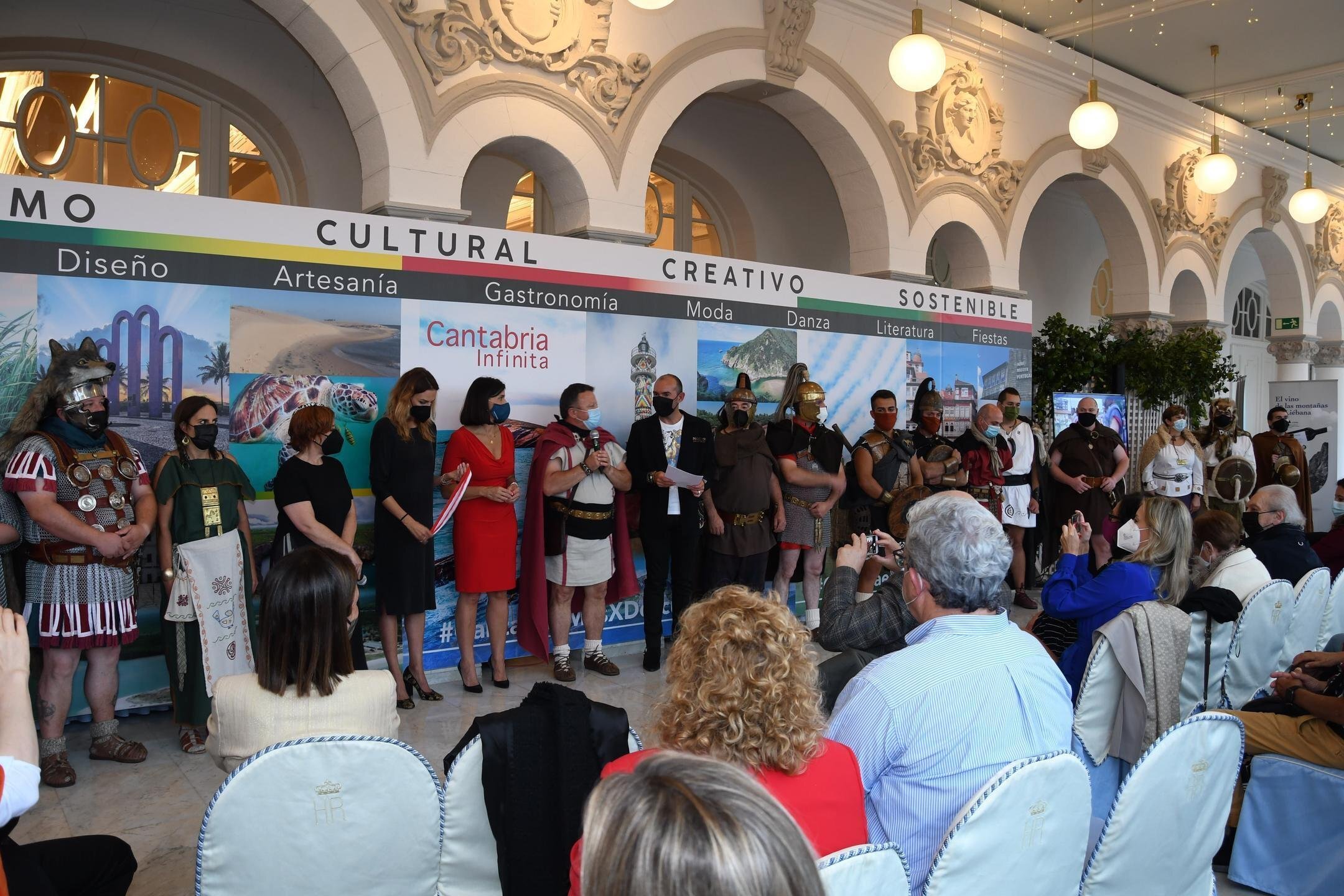 Encuentro Portugal - Cantabria - Brasil. Jornad a Cantabria acto inaugural Guerras Cántabras