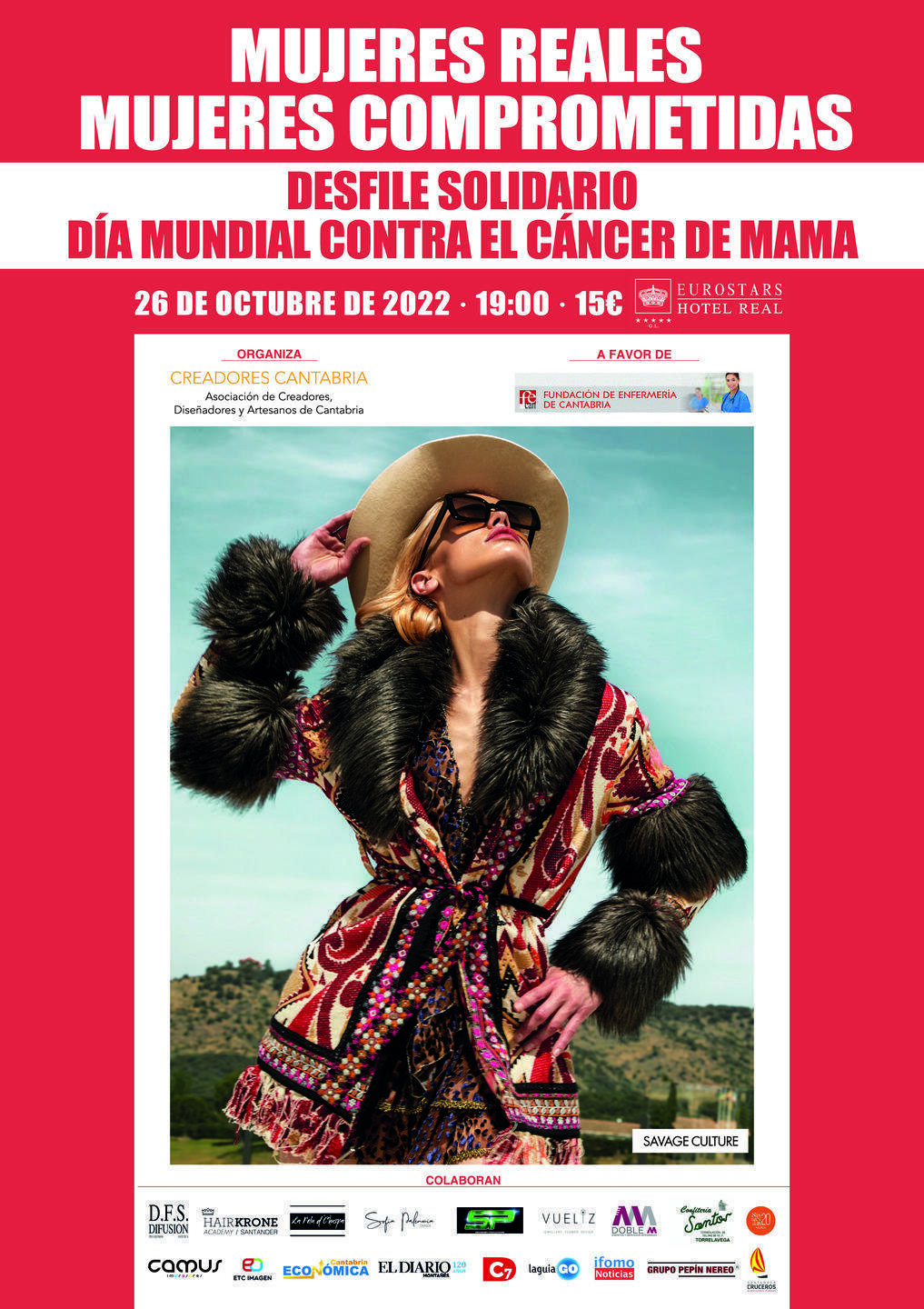 Desfile Solidario Mujeres Reales · Día Mundial Contra el Cáncer de Mama'22 - Cartel JPG