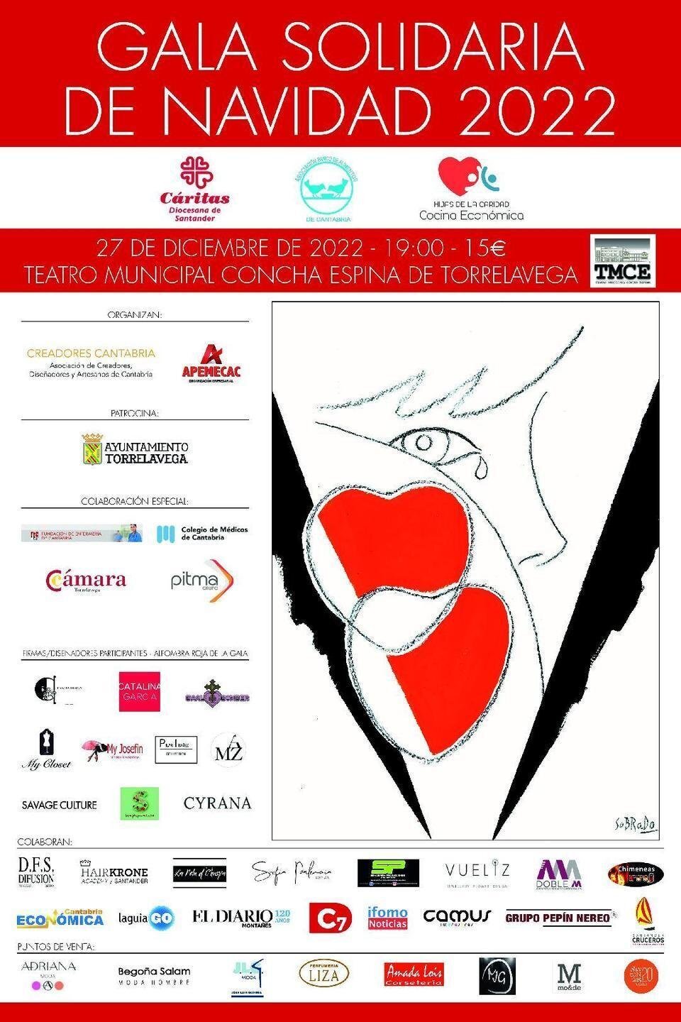 Gala Solidaria de Navidad 2022 - Cartel