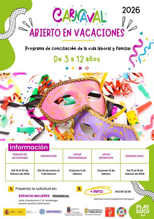 Abierto Vacaciones hasta 3 febrero inclusive